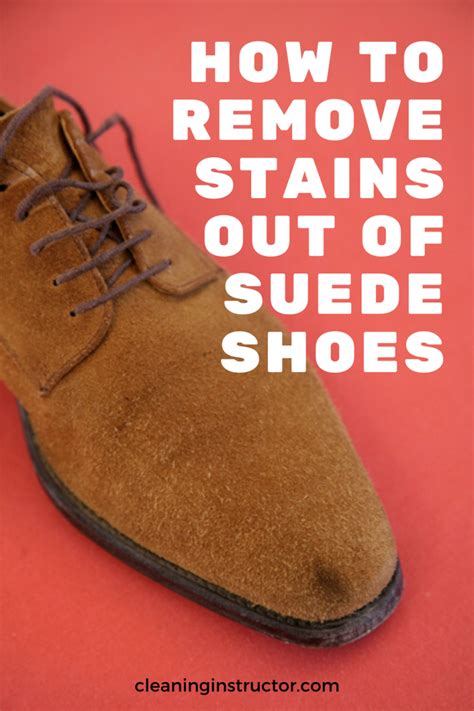 remove stains from suede